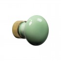 Bouton de meuble Evelyne en laiton/porcelaine