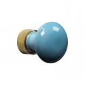 Bouton de meuble Evelyne en laiton/porcelaine