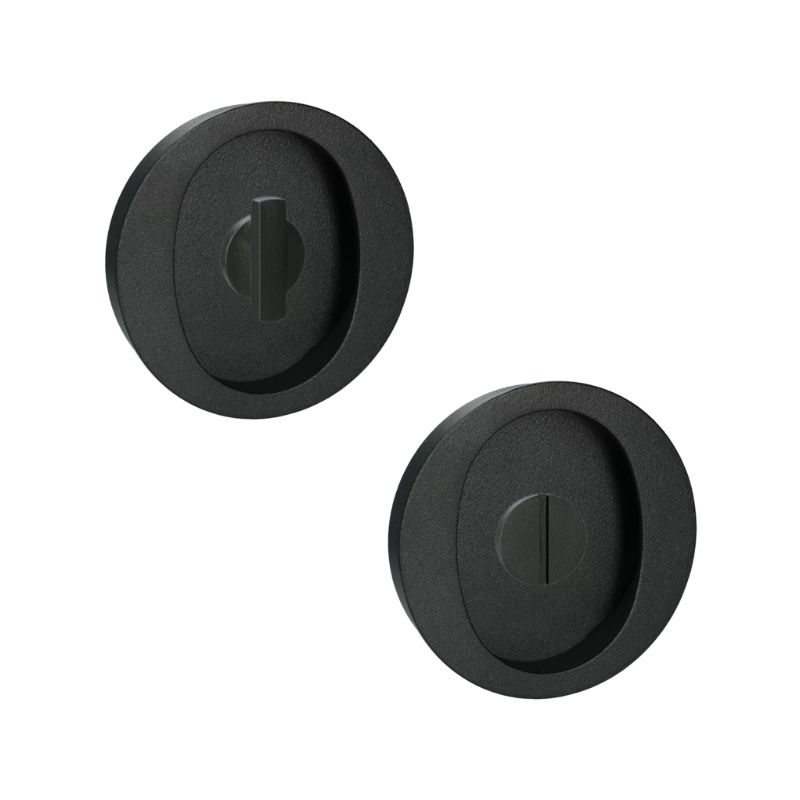 Coquille à encastrer Osaka noir structuré