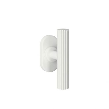 Poignée de fenêtre T Royal blanc structuré