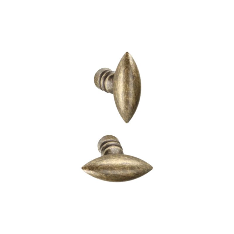 Meubelknop Quincalux 129 antiek messing