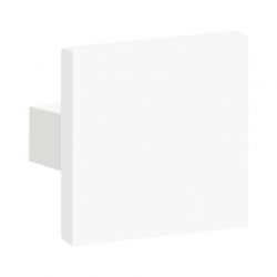 Voordeurknop Luxembourg structuur wit
