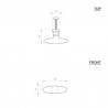 Bouton de meuble laiton mat COP