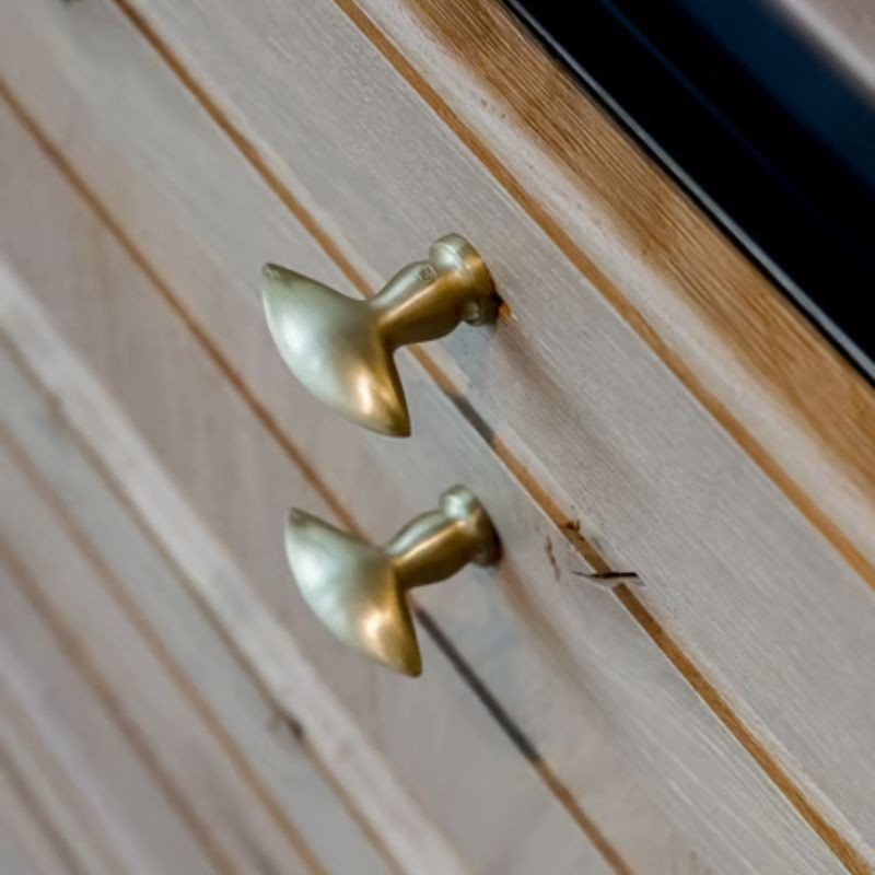 Bouton de meuble laiton mat COP