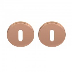 Paire de rosaces PVD bronze...
