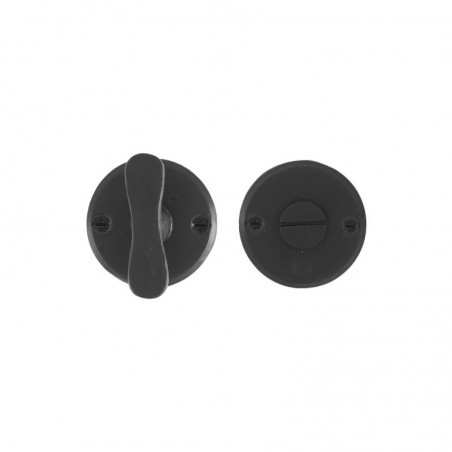 SET TOILET WC 50-R/ VEROUDERD IJZER - ZWART (VO)