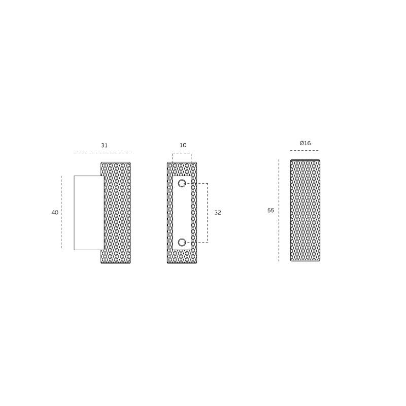 Bouton de meuble Watch T