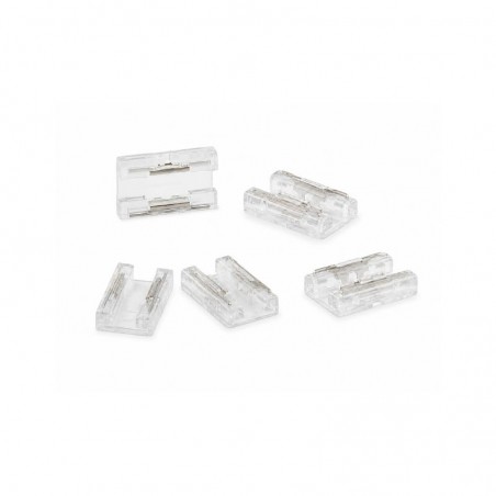 Connecteur rapide SIRO EXPRESS pour bande LED MONO 8 mm - Bande à bande - Lot de 5 pièces