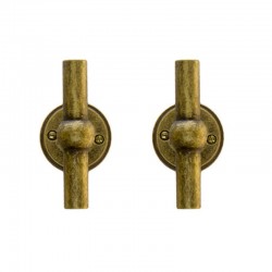 Deurkruk old yellow Petana "T"