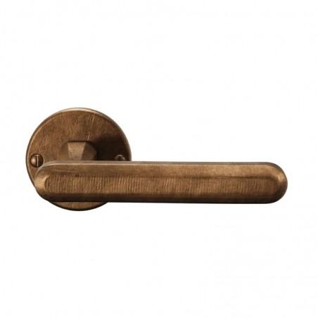 Poignée de porte Terra L bronze cognac