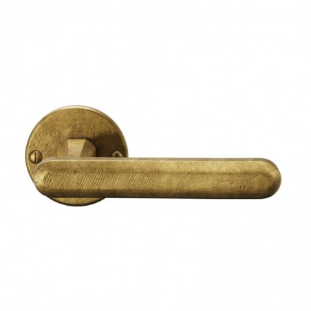 Poignée de porte Terra L laiton mat
