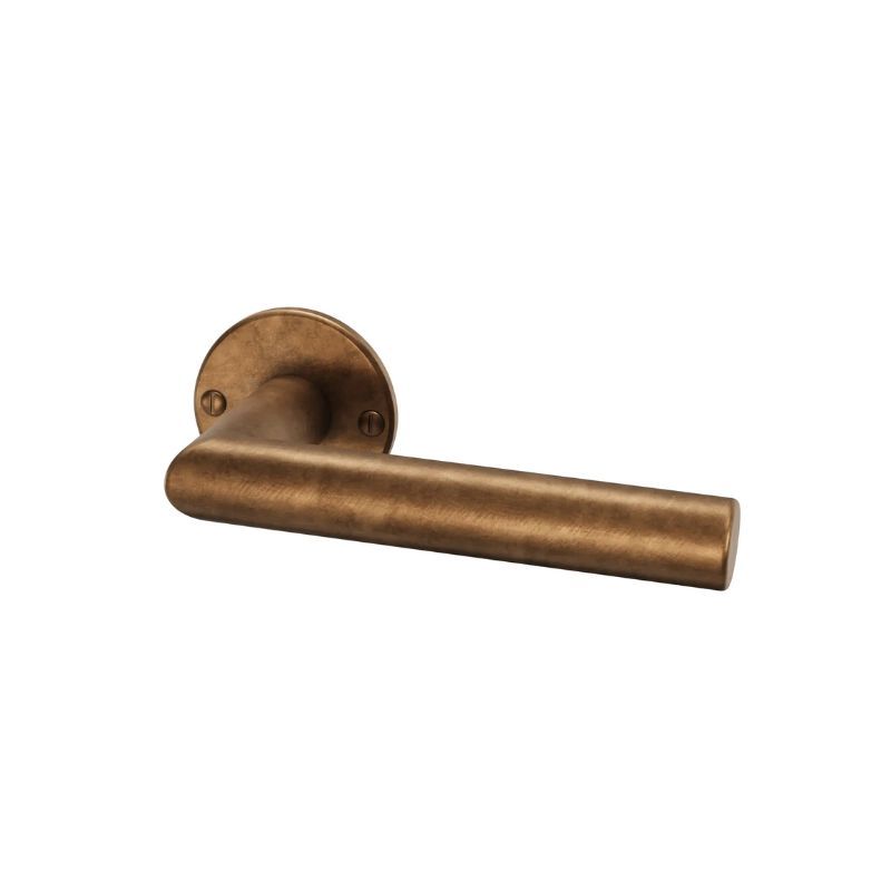 Poignée de porte Moon bronze cognac