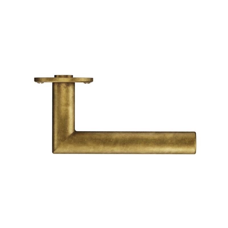 Poignée de porte Moon laiton mat
