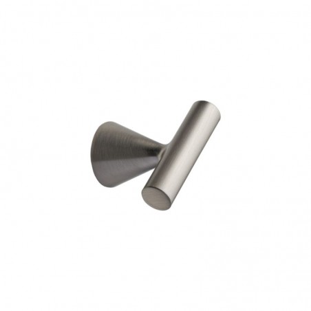 Bouton de meuble Delta inox look