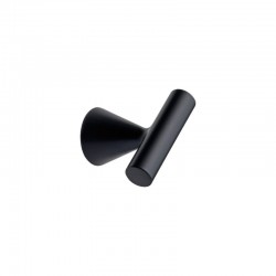Bouton de meuble Delta noir mat