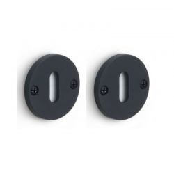 Paire de rosaces pour clé L PBN50 ONE PVD noir mat Formani