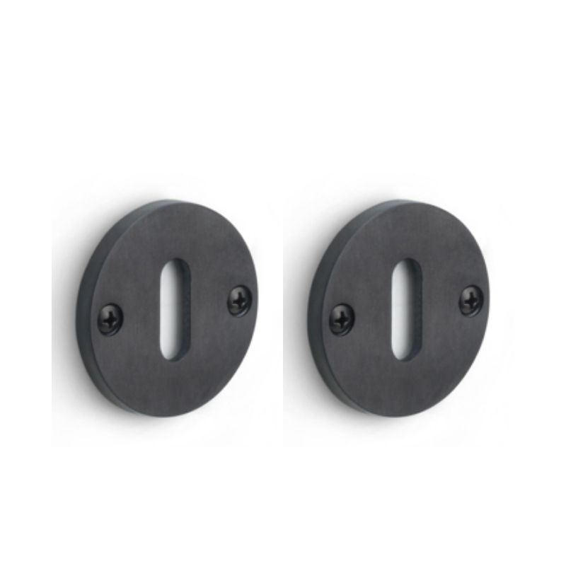 Paire de rosaces pour clé L PBN50 ONE noir mat Formani