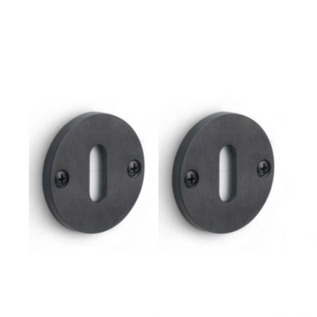 Paire de rosaces pour clé L PBN50 ONE noir mat Formani