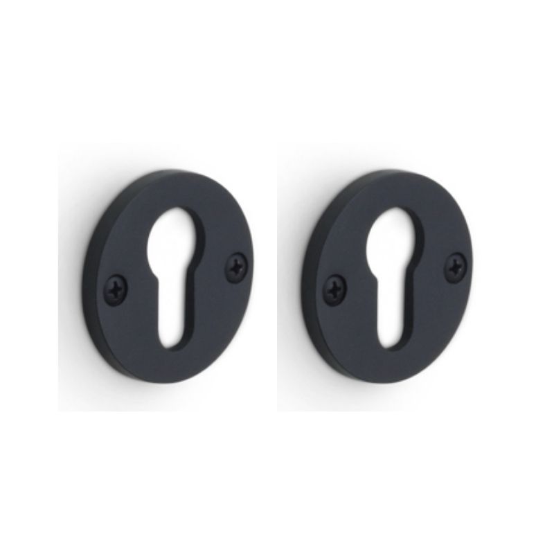 Paire de rosaces pour cylindre I PBY50 ONE noir mat Formani