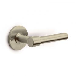 Poignée de porte PBL15/50 sur rosaces ONE PVD champagne Formani