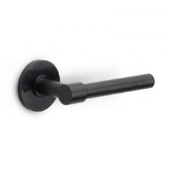 Deurkruk PBL15XL/50 op rozetten ONE PVD mat zwart Formani