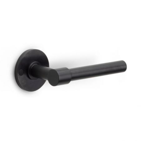 Deurkruk PBL15XL/50 op rozetten ONE PVD mat zwart Formani