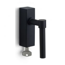 Poignée de fenêtre noire PBL15-DKLOCK NM