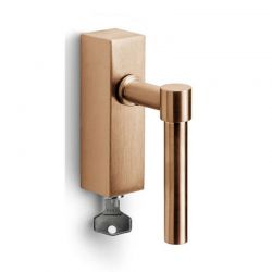 Raamkruk PVD licht brons FORMANI PBL15-DKLOCK BL