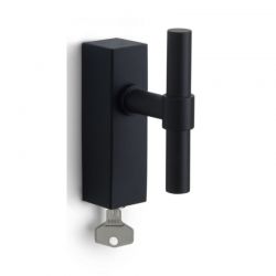 Raamklink PBT15-DKLOCK NM Zwart