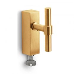 Poignée de fenêtre doré brossé PBT15-DKLOCK IM