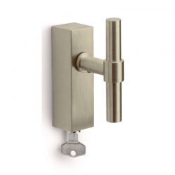 Raamkruk PBT15-DKLOCK afsluitbaar ONE PVD champagne Formani