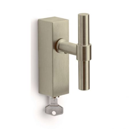 Raamkruk PBT15-DKLOCK afsluitbaar ONE PVD champagne Formani