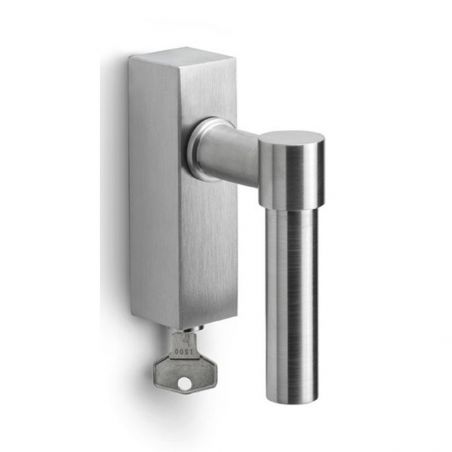 Poignée de fenêtre inox brossé PBL20-DKLOCK IN