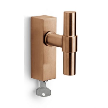 Raamkruk PVD licht brons FORMANI PBT20-DKLOCK BL