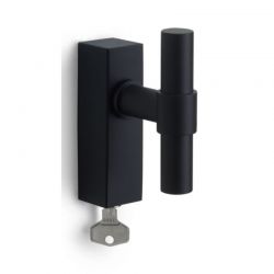 Poignée de fenêtre noir mat FORMANI PBT20-DKLOCK NM