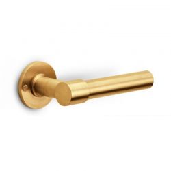 Deurkruk PBL20XL/50 op rozetten ONE PVD mat goud Formani