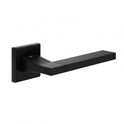Deurklink mat zwart CHANGE B 02 vierkant