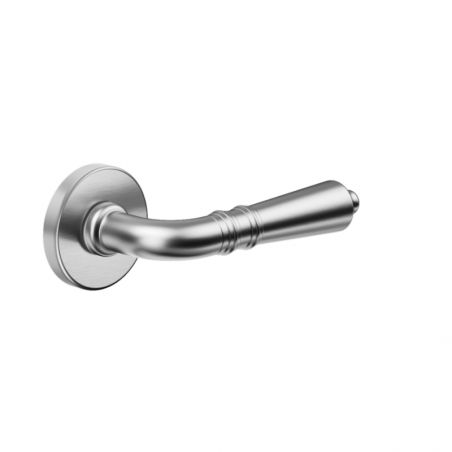 Poignée de porte chrome satiné DANIELA