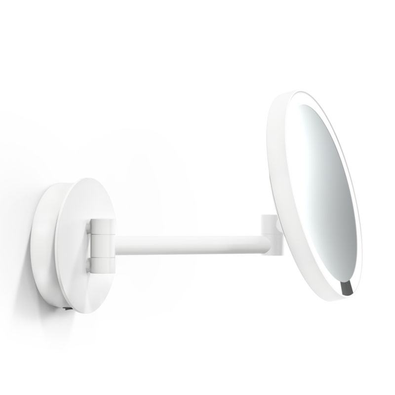 Spiegel 5x met led verlichting JUST LOOK WD wit