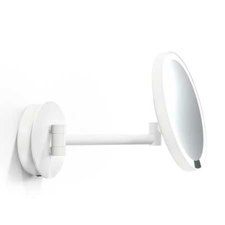 Spiegel 5x met led verlichting JUST LOOK WD wit