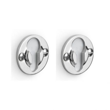 Paire de rosaces inox brossé FVBY40 IP