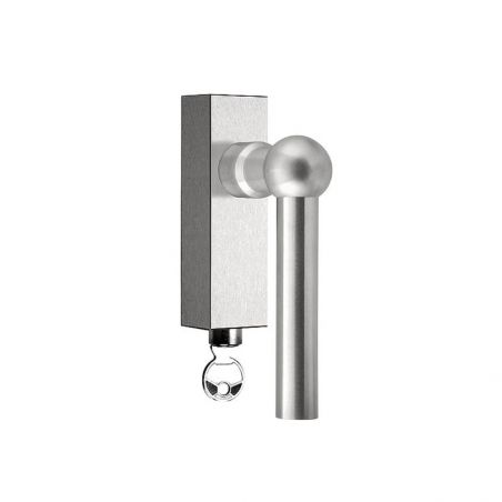 Poignée de fenêtre inox poli FORMANI FVL125-DKLOCK IP