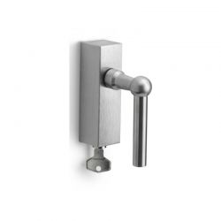 Poignée de fenêtre inox brossé FORMANI FVL85-DKLOCK IN