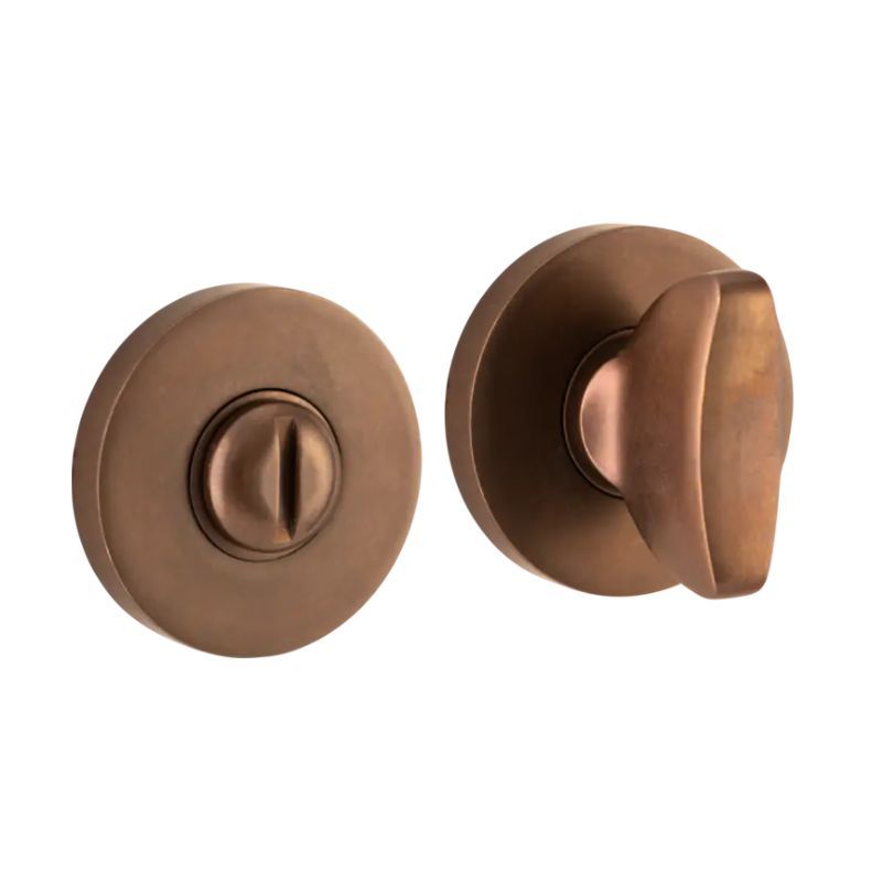 Verrou de toilette Elegant/Vivo 5/8 mm laiton bronze antique Artitec