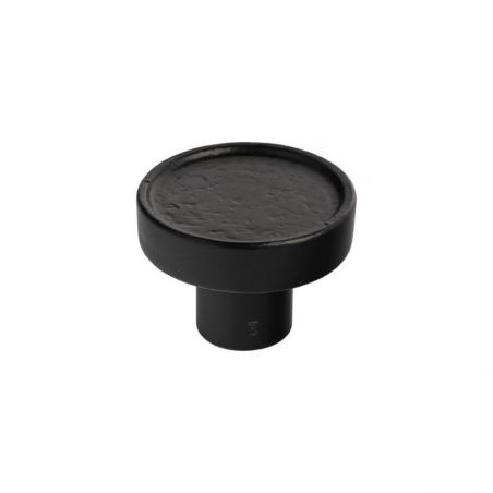 Meubelknop PCAST 60 mm in verouderd ijzer zwart Dauby