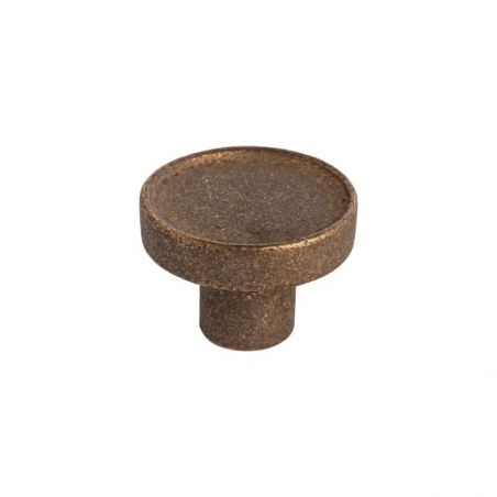Meubelknop PCAST 60 mm in ruw brons Dauby