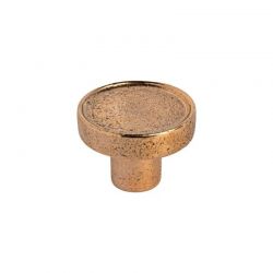 Meubelknop PCAST 60 mm in gepolijst ruw brons Dauby