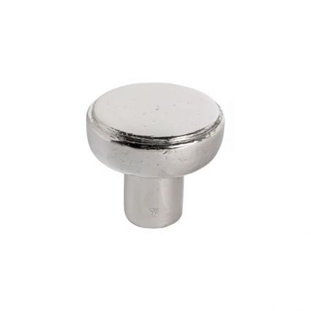 Meubelknop PTUKAN 60 mm in gepolijst wit brons Dauby