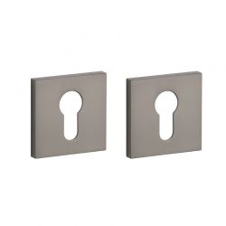 Paire de rosaces pour cylindre Q 7S graphite Aprile