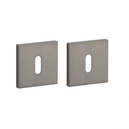 Paire de rosaces pour clé L Q 7S graphite Aprile